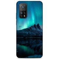 Lopard Xiaomi Mi 10T Pro 5G Uyumlu Kılıf Gece'S (35) Fit Design Kılıf Kuzey Işıkları