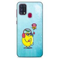 Frutix Limon 01 Samsung Galaxy M31 Kılıf Desenli Silikon