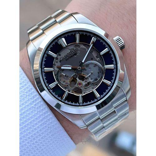 Quantum Otomatik Mekanizma Sapphire Cizilmez Cam Çelik Kordon 10 Atm Erkek Kol Saat EMG.1132.390