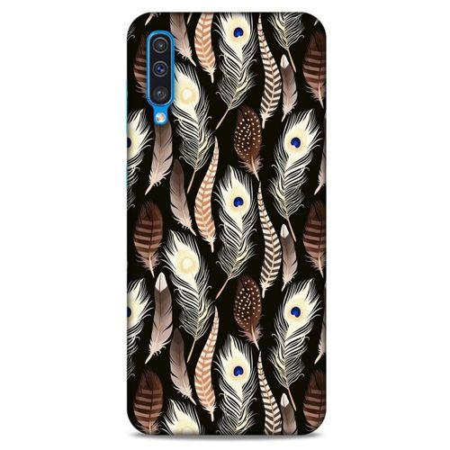 Samsung Galaxy A50 Kılıf Desenli Özel Seri Tüyler (8) Baskılı Kılıf