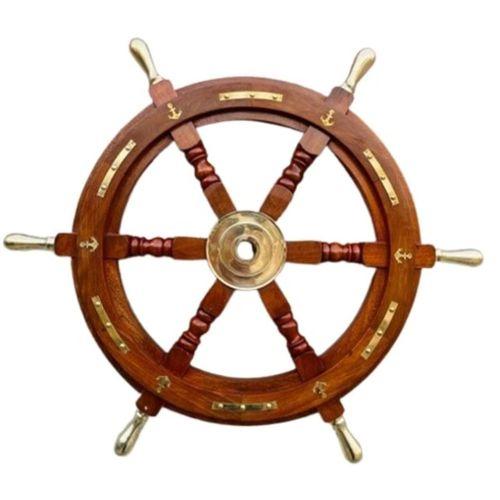 DENİZCİLİK GRUBU-Marine Pirinç Aksesuar-AHŞAP DÜMEN-61x61x5 CM-JTTR2399