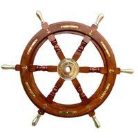 DENİZCİLİK GRUBU-Marine Pirinç Aksesuar-AHŞAP DÜMEN-61x61x5 CM-JTTR2399