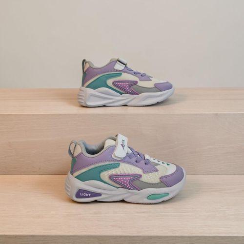 Armix 0027 Beyaz-Suyeşili Cırtlı Kız Çocuk Spor Ayakkabı