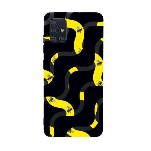 Samsung A51 Wavy Bee Premium Silikonlu Telefon Kılıfı