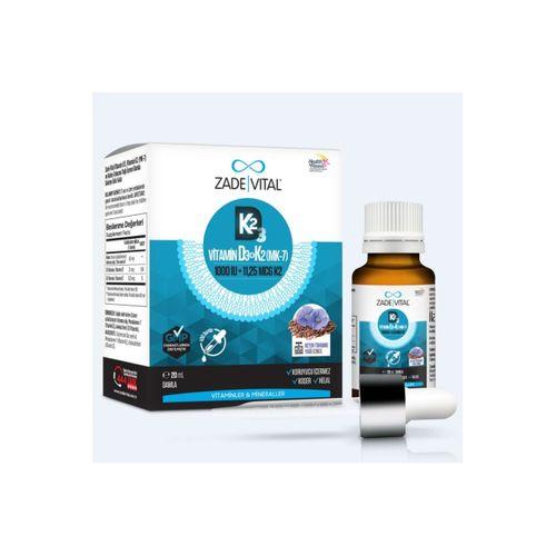 Zade Vital Zade Vital Vitamin D3k2 1000 Iu Damla 20 Ml