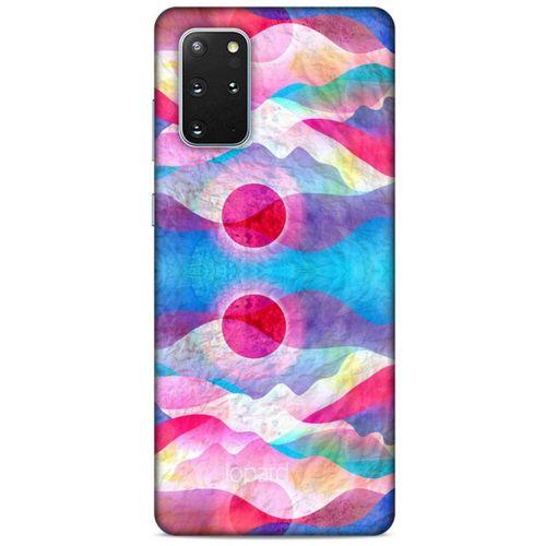 Samsung Galaxy S20 Plus Kılıf Pastel Renkler (20) Koruyucu Kılıf Fuşya Mavi