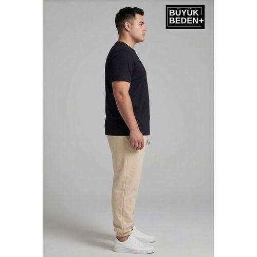 Erkek Büyük Beden Paça Lastikli İki İplik Rahat Kalıp ince Eşofman Altı SPR26BEA951