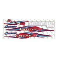 YAMAHA Yamaha Crypton 2005 - 2008 Uyumlu Kırmızı Sticker Set 001