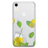 Apple iPhone XR Kılıf Naneli Ev Limonatası Arka Kapak Koruma Desenli Full Koruyucu