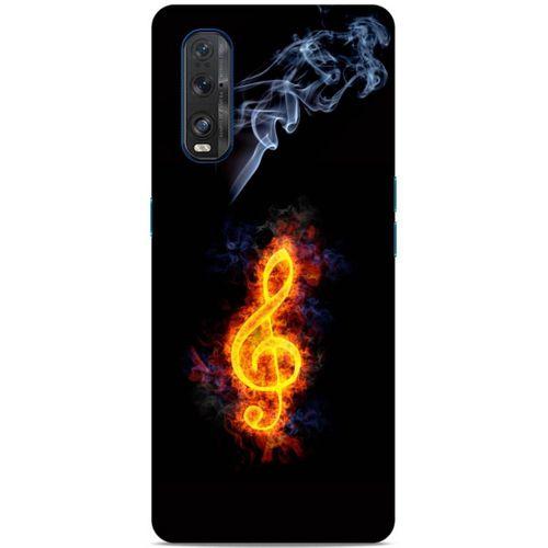 Lopard Oppo Find X2 Uyumlu Kılıf FireX (13) Silikon Kap Sembol G Clef