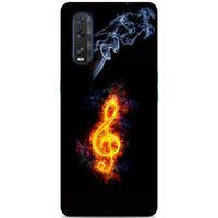 Lopard Oppo Find X2 Uyumlu Kılıf FireX (13) Silikon Kap Sembol G Clef