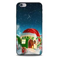 Apple Iphone 6 Plus Kılıf Snowix (2) Kabı Yeşil Kırmızı