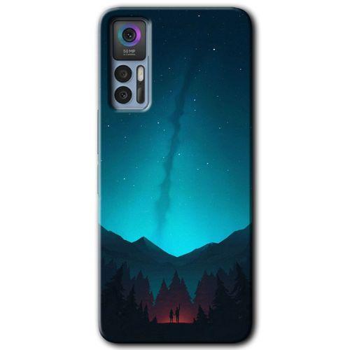 TCL 30 Plus Kılıf HD Desen Baskılı Arka Kapak - Night Fores Mount