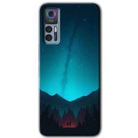 TCL 30 Plus Kılıf HD Desen Baskılı Arka Kapak - Night Fores Mount