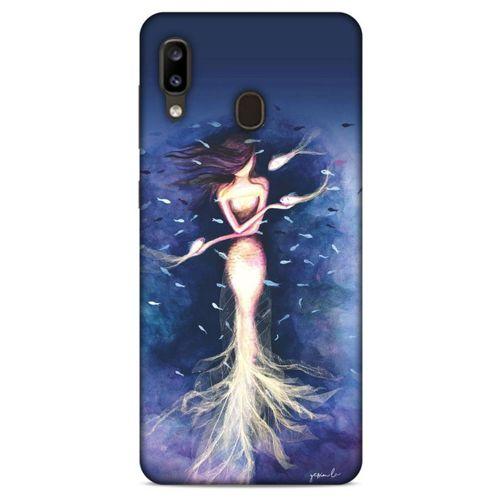Y.Liva-2021 Özel Seri Deniz Kızı Samsung Galaxy A20 Kılıf Silikon Kapak