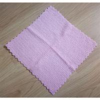 El İşi Pamuklu Banyo Lifi,El Örgüsü Lila  Duş Lifi 33X34Cm
