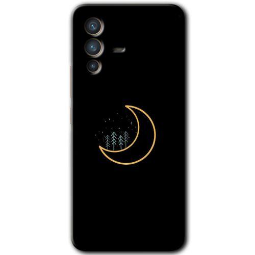 MRCİLETİSİM Vivo V23 5G Kılıf HD Desen Baskılı Arka Kapak+Temperli Cam - İyi Geceler