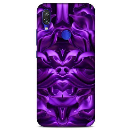 Xiaomi Redmi Note 7 Pro Uyumlu Kılıf Mor Delisi (1) Kılıfı Saten