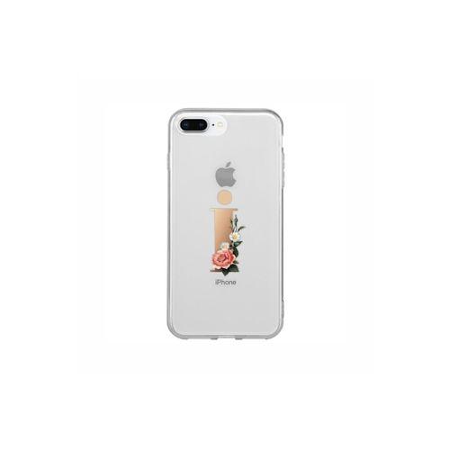 iPhone 7 Plus İ Harfi Desenli Şeffaf Telefon Kılıfı