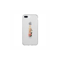 iPhone 7 Plus İ Harfi Desenli Şeffaf Telefon Kılıfı