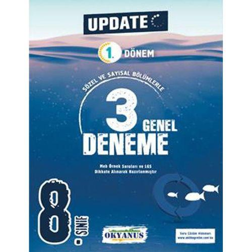 8. Sınıf LGS 1. Dönem Update 3 Genel Deneme Okyanus Yayınları