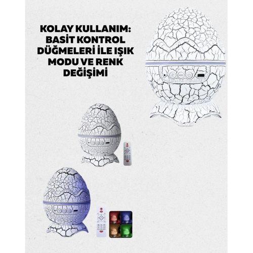 Bluetooth Hoparlör Özellikli 7 Renkli Gece Aydınlatması Yeni Nesil