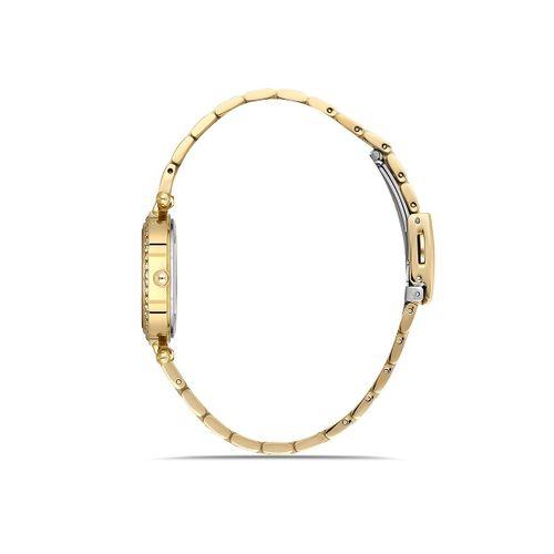 Ferro FL21593AWT-B Quartz Çelik Altın Rengi 30 mm Kadın Kol Saati