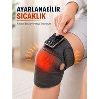 Çok Amaçlı Diz Dirsek Omuz Masaj Aleti Isıtmalı Titreşimli Şarjlı Masaj Cihazı