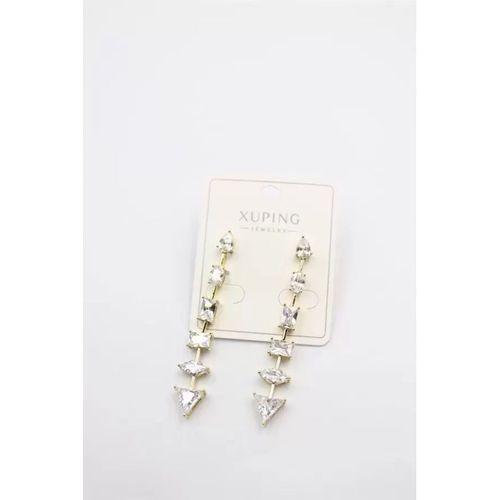 Taşlı Küpe - Altın