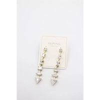 Taşlı Küpe - Altın