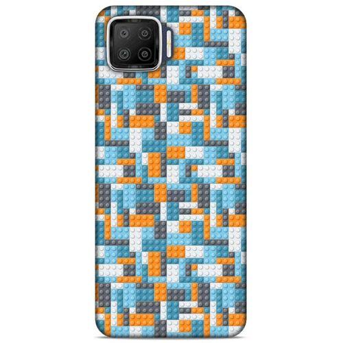 Lopard Oppo A73 Uyumlu Kılıf BloX (43) Thin Fit Kılıf Turuncu Beyaz
