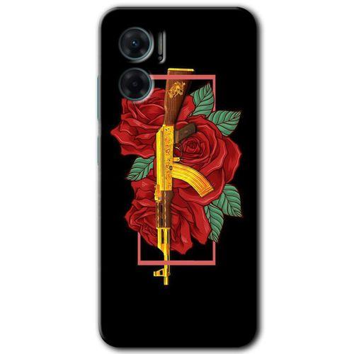 Potkal Hediye Fabrikası Xiaomi Redmi 10 5G HD Baskılı Kılıf + 9D Tam Ekran Koruyucu - Bedel