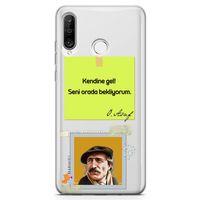 Huawei Nova 4e Kılıf Caps Özdemir Asaf Arka Kapak Koruma Desenli Full Koruyucu