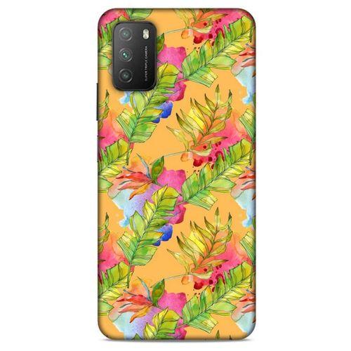 Lopard Xiaomi Poco M3 Uyumlu Kılıf Botanix (22) Tam Koruma Kılıfı