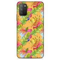 Lopard Xiaomi Poco M3 Uyumlu Kılıf Botanix (22) Tam Koruma Kılıfı