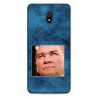 Xiaomi Redmi 8A Kılıf Atatürk (26) Tpu Silikon Kılıf Mavi Gök