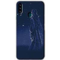 Samsung Galaxy A20s Kılıf Baskılı Kapak - Gecenin Kraliçesi +Tam Ekran Koruyucu