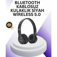 Bluetooth 5.0 Kablosuz Kulak Üstü Kulaklık | Stereo Ses Ve Katlanabilir Tasarım