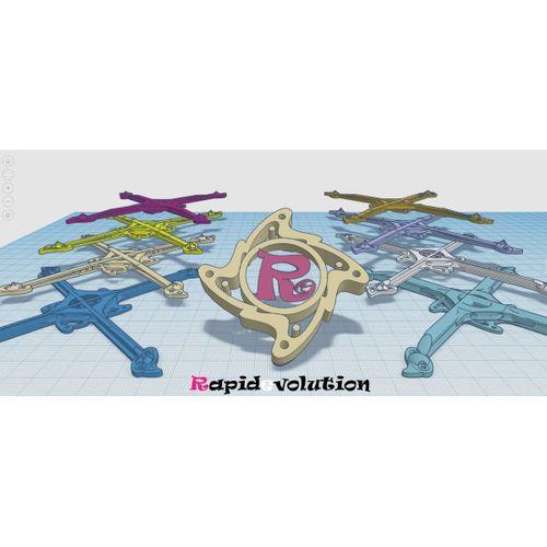 RE120 Lite - Rapidevolution 120mm (3_) Printpick FPV Çerçevesi - 5150041