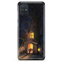 Samsung Galaxy M51 Kılıf Snowix (47) Crystal Flex Kılıf Sarı Kahve