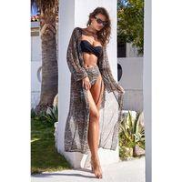Argento 2106-3026 Kadın Önü Açık Uzun Kaftan