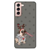 Lopard Samsung Galaxy S21 Uyumlu Kılıf Animax (31) TPU Kılıf