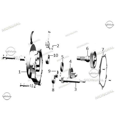 MONDİAL Arktarma Kapak Contası Ritmica 100-110 Speedy Orj