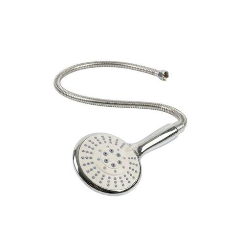 Çok Fonksiyonlu El Duşu Başlığı Spiral Hortumlu Dayanıklı Duş Seti