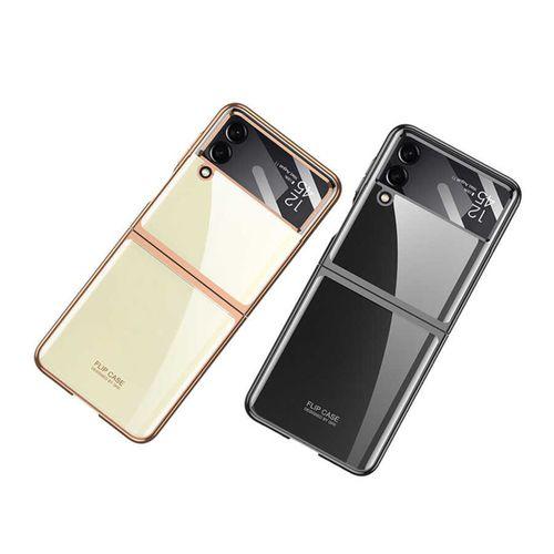Galaxy Z Flip 4 Kılıf Zore Kıpta Lensli Kapak