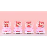 Ayıcıklı Işıklı Kar Küresi 7 Cm