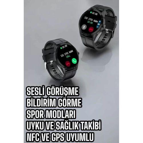 Akıllı Saat Sesli Görüşme Bluetooth Bağlantılı 3 Kordonlu