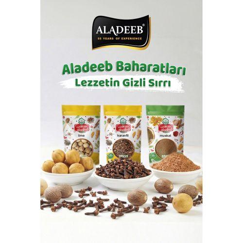 3'lü Gurme Baharat Seti Kurutulmuş Limon (Lime) 50g Muskat 25g Tane Karanfil 30g
