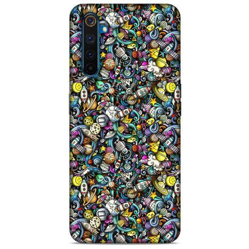 Graffitix (48) Desenli Silikon Kapak Oppo Realme 6 Pro Kılıf