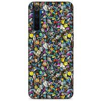 Graffitix (48) Desenli Silikon Kapak Oppo Realme 6 Pro Kılıf
